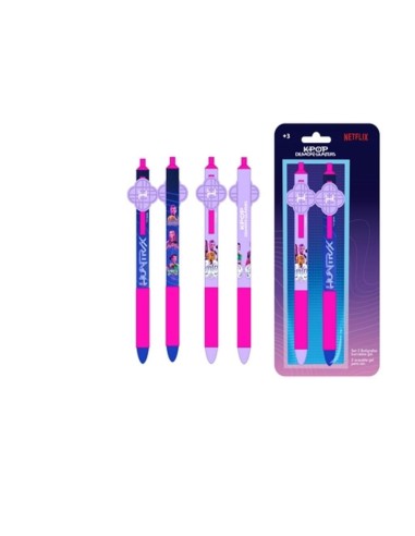 K-POP DEMON HUNTERS - Set de 2 Stylos-Bille 