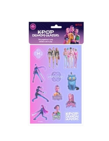 K-POP DEMON HUNTERS - Set de Stickers (12pc) 
