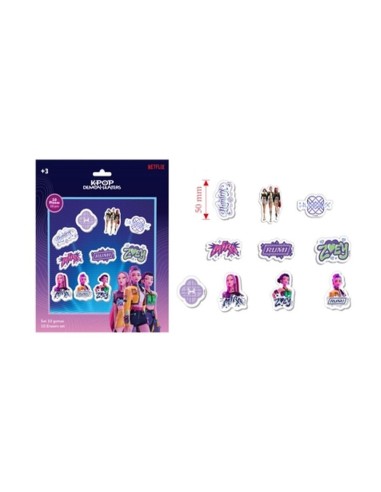 K-POP DEMON HUNTERS - Pack de 10 Gommes 