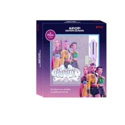 K-POP DEMON HUNTERS - Gift Box - Journal Intime Fourrure + Stylo 