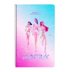 K-POP DEMON HUNTERS - Notebook A4 80 Feuilles 