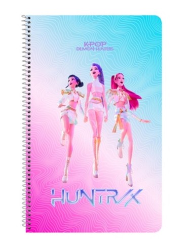 K-POP DEMON HUNTERS - Notebook A4 80 Feuilles 
