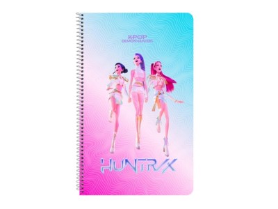 K-POP DEMON HUNTERS - Notebook A4 80 Feuilles 