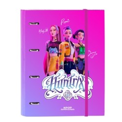 K-POP DEMON HUNTERS - Classeur 4 Anneaux avec Feuilles & Intercalaires 