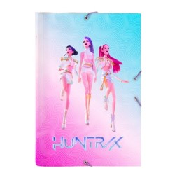 K-POP DEMON HUNTERS - Classeur à Rabats Premium avec 12 Compartiments 