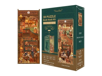 BOOK NOOK KIT - DIY- Agence de detective Violon - 286pcs + LED Light 