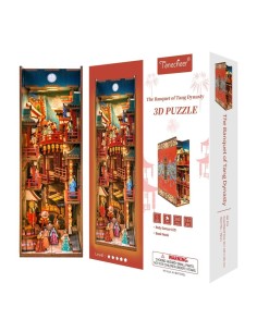 BOOK NOOK KIT - DIY-Le banquet de la Dynastue Tang -260pcs + LED Light 