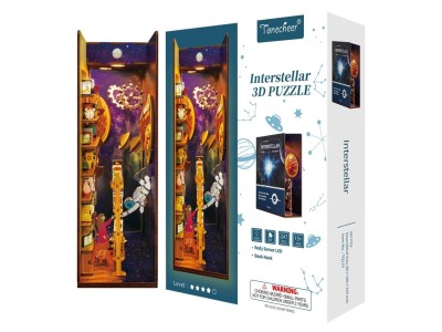 BOOK NOOK KIT - DIY- Interstellar - 247PCS + LED Light 