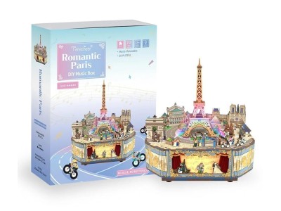 PARIS ROMANTIQUE - Boite Musicale DIY - 156pcs 