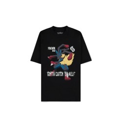 POKEMON - Mega Lucario - T-Shirt Loose Fit Homme (S) 