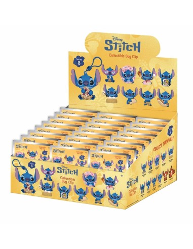 STITCH - Series 8 - 3D Foam Bag Clip (Display 24 Pcs) 