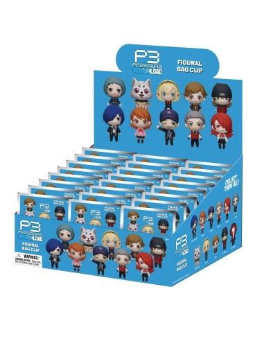 PERSONA 3 RELOAD - Series 1 - 3D Foam Bag Clip (Display 24 Pcs) 
