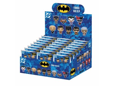 BATMAN ANIMATED - Series 1 - 3D Foam Bag Clip (Display 24 Pcs) 