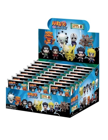 NARUTO - Series 8 - 3D Foam Bag Clip (Display 24 Pcs) 