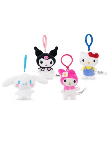 HELLO KITTY & Friends - Assortiment de 32 Bag Clips 4 Modèles - 15cm 