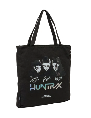 K-POP DEMON HUNTERS - Huntrix - Tote Bag Zippé Noir 