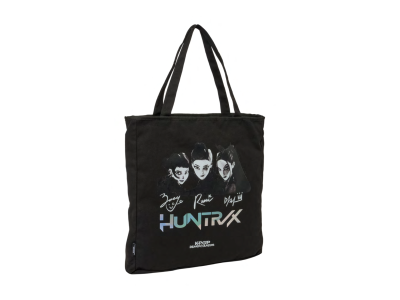 K-POP DEMON HUNTERS - Huntrix - Tote Bag Zippé Noir 