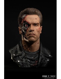TERMINATOR 2 - T-800 Model 101 Endommangé - Masque Scale Art 1/1 47cm 