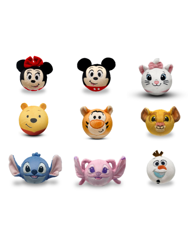 DISNEY - Display de 9 Balles Anti-Stress 'Squashkings' - 8cm 