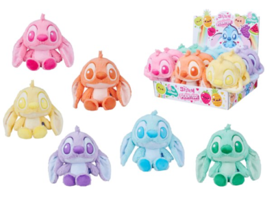 STITCH - Display de 12 Peluches Parfumées 22cm - 6 Modèles 