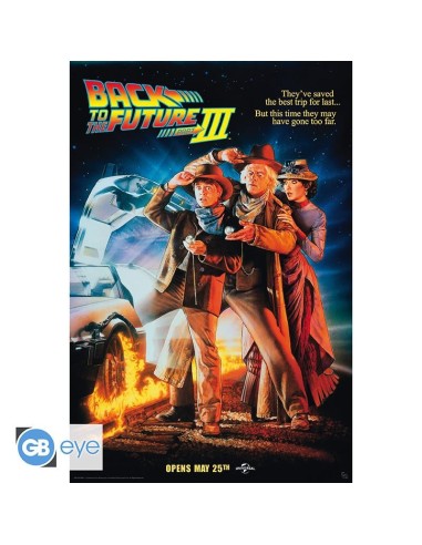 RETOUR VERS LE FUTUR 3 - Affiche Film - Poster 61X91 