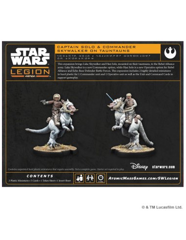 STAR WARS LEGION : CAPTAIN SOLO et COMMANDER...