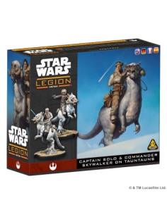 STAR WARS LEGION : CAPTAIN SOLO et COMMANDER SKYWALKER ON...
