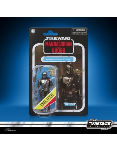 MANDALORIAN - Mandalorian & Grogu - Figurine Vintage Collection 10cm 