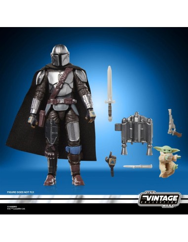 MANDALORIAN - Mandalorian & Grogu - Figurine Vintage Collection 10cm 