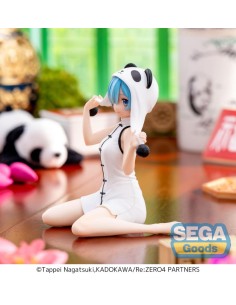 RE ZERO - Rem "Panda" - Figurine Yumemirize cm  2