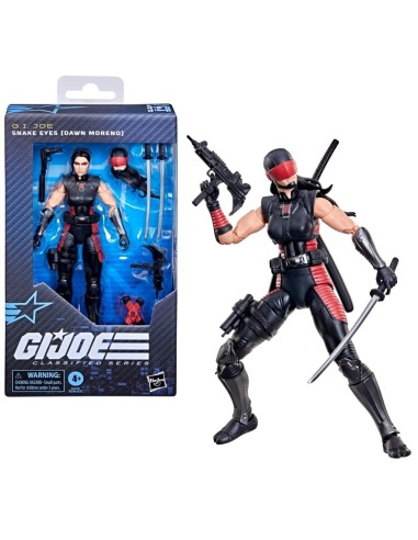 G.I. JOE - Snake Eyes (Dawn Moreno) - Fig. Classified Series #197 15cm 