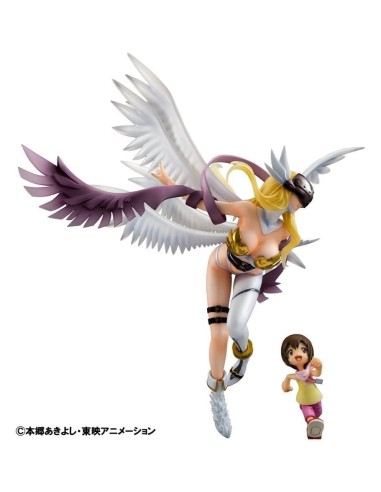 DIGIMON - Angewomon & Hikari Yagami - Statuette G.E.M. 22cm 