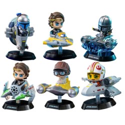 STAR WARS - Series 2 - Assortiment 6 Figurines Cosbi Riders 