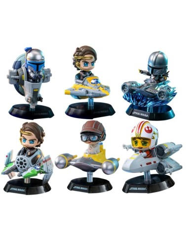STAR WARS - Series 2 - Assortiment 6 Figurines Cosbi Riders 