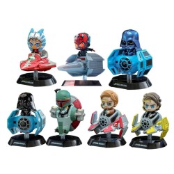 STAR WARS - Series 1 - Assortiment 6 Figurines Cosbi Riders 
