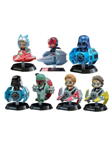 STAR WARS - Series 1 - Assortiment 6 Figurines Cosbi Riders 