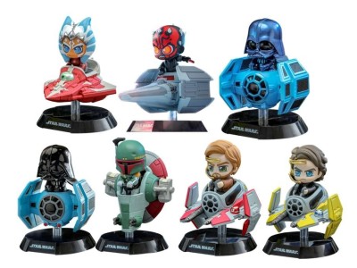 STAR WARS - Series 1 - Assortiment 6 Figurines Cosbi Riders 