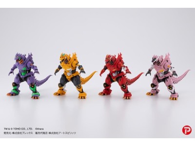 GODZILLA X EVANGELION - Mechagodzilla EVA Colour - Set 4 Statue 9cm 