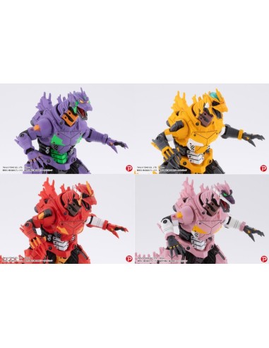 GODZILLA X EVANGELION - Mechagodzilla EVA Colour - Set 4 Statue 9cm 