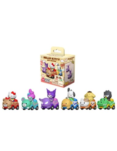 HELLO KITTY - Zoom Hero 1 - Assortiment 12 Figurines 5cm Blind Box 