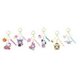 HELLO KITTY - Tea Party Series -Assort 12 Porte-Clés 13cm Blind Box 