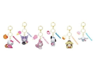 HELLO KITTY - Tea Party Series -Assort 12 Porte-Clés 13cm Blind Box 