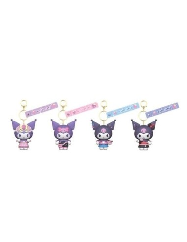 HELLO KITTY -Kuromi Outfit Series -Assort 12 Porte-Clés 13cm Blind Box 