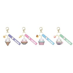 MOLANG - Snack Times Series - Assortiment 9 Porte-Clés 5cm Blind Box 