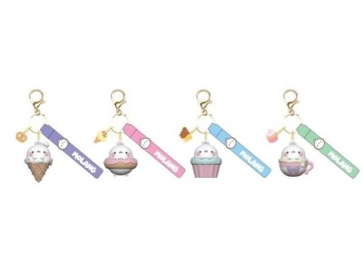MOLANG - Snack Times Series - Assortiment 9 Porte-Clés 5cm Blind Box 