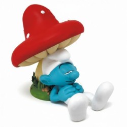 LES SCHTROUMFS - Schtroumf Dormeur - Tirelire PVC 16cm 