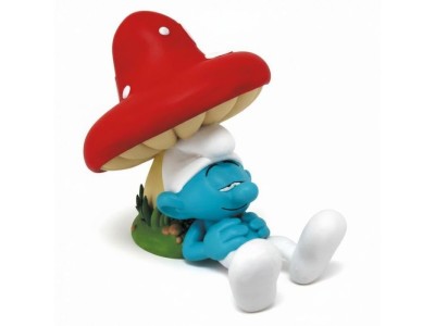 LES SCHTROUMFS - Schtroumf Dormeur - Tirelire PVC 16cm 