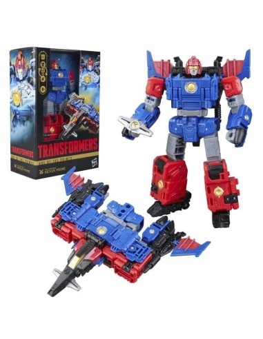 TRANSFORMERS Age of the Primes - Nexus Prime Voyager - Figurine 15.5cm 