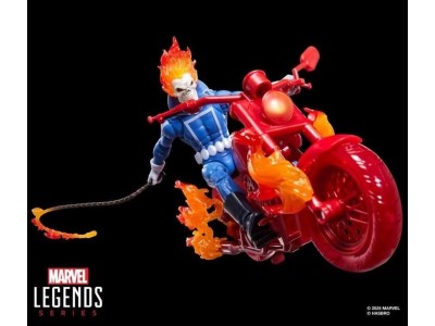 MARVEL - Ghost Rider with Motorcycle - Figurine Legend Series 15cm 