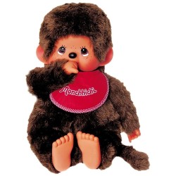 MONCHHICHI - Garçon Rouge - Peluche 45cm 